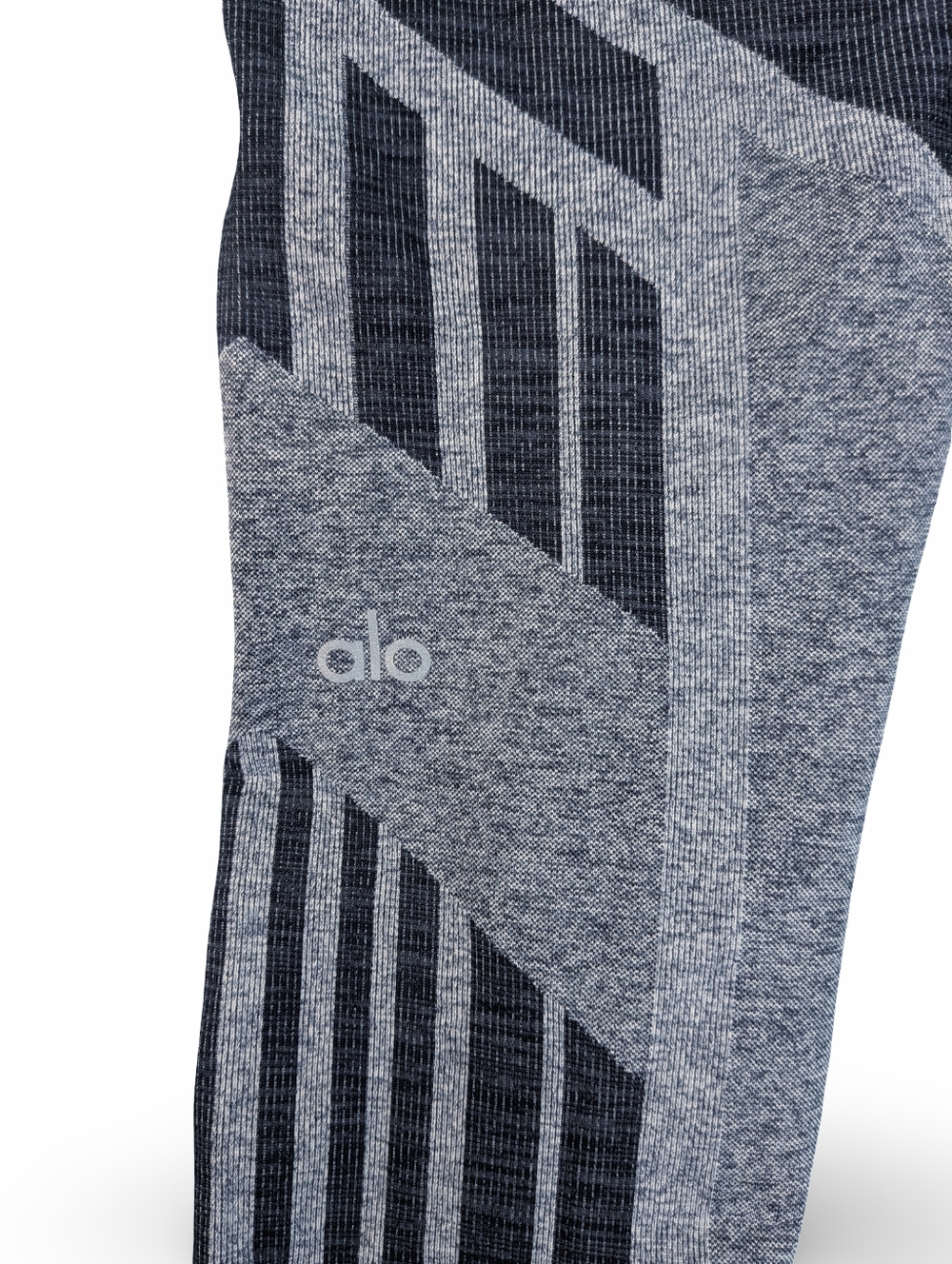 EUC Alo Yoga 7/8 High Waist Seamless Tempo Leggings in anthracite heather Size M - Picture 5 of 6